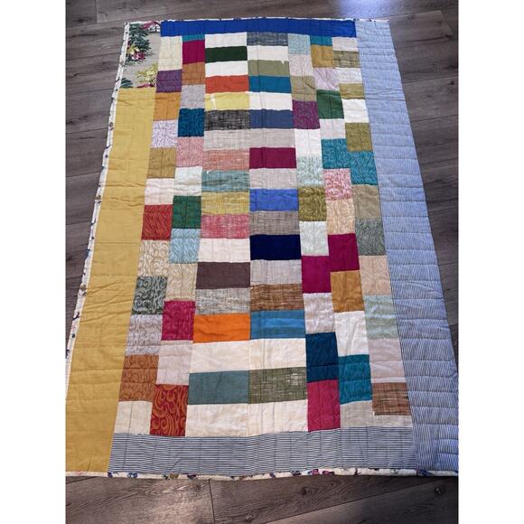 Handmade Quilt Approx 53”x 81” - Picture 1 of 12